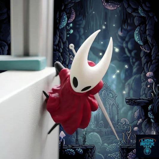 Hollow Knight Inspired Magnetic Figures - 3D Printed Hornet & The Knight Fridge Decor - Silksong Gamer Gift - Climbing Bug Hero Statues