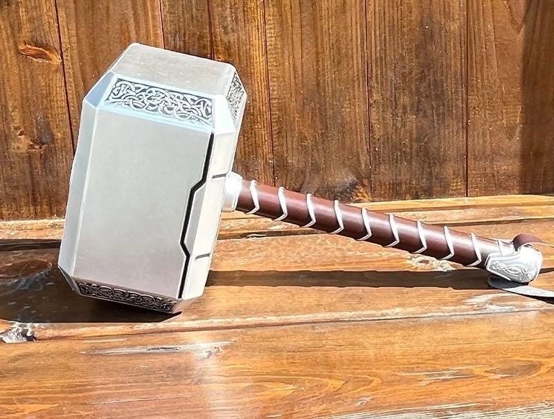 Thor Hammer & Captain America Shield Cosplay Set – PU Foam Superhero Prop Replica | Halloween Costume Accessory Gift