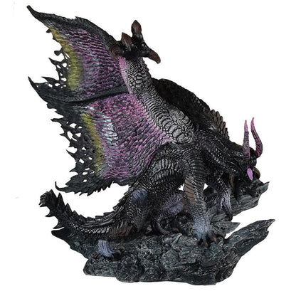 Hand-Painted Purple Wing Dragon Statue – Dark Fantasy Wyvern Collectible Figure | Elden Ring Inspired Gamer Decor Gift