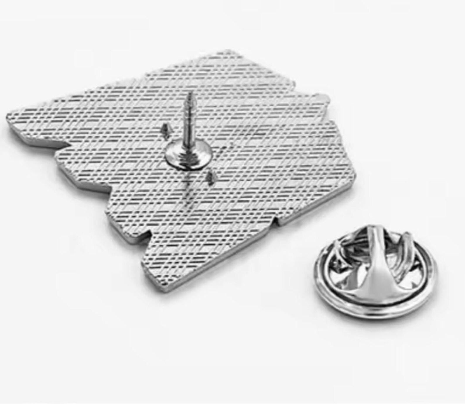 Tactical Robot Faction Pin Set (2 Pieces), Heroic & Villainous Insignia Enamel Badges, Cybertronian War Symbols, for Sci-Fi Fans, PINS ONLY