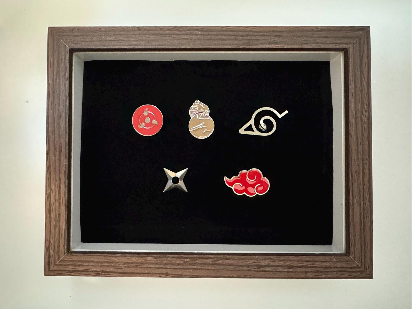 Anime Folklore Enamel Pin Collector Sets in Display Gift Box - Bizarre Adventure, Shinobi Path, & Lucky Maneki Neko Premium Framed Gift