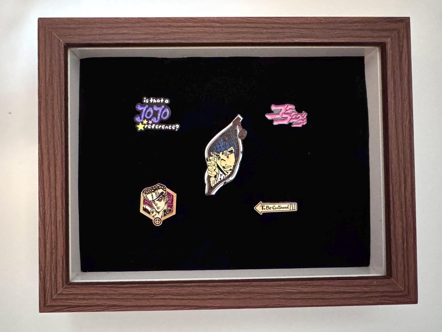 Anime Folklore Enamel Pin Collector Sets in Display Gift Box - Bizarre Adventure, Shinobi Path, & Lucky Maneki Neko Premium Framed Gift