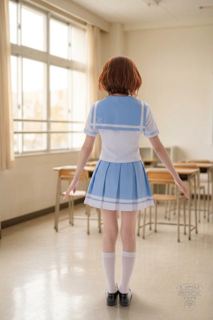 Sailor uniform cosplay set - back view of the sailor collar