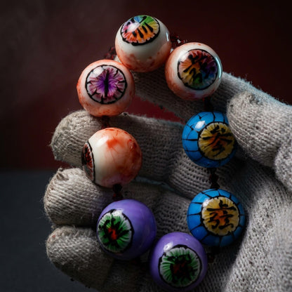 Eyeball bead bracelet colourway