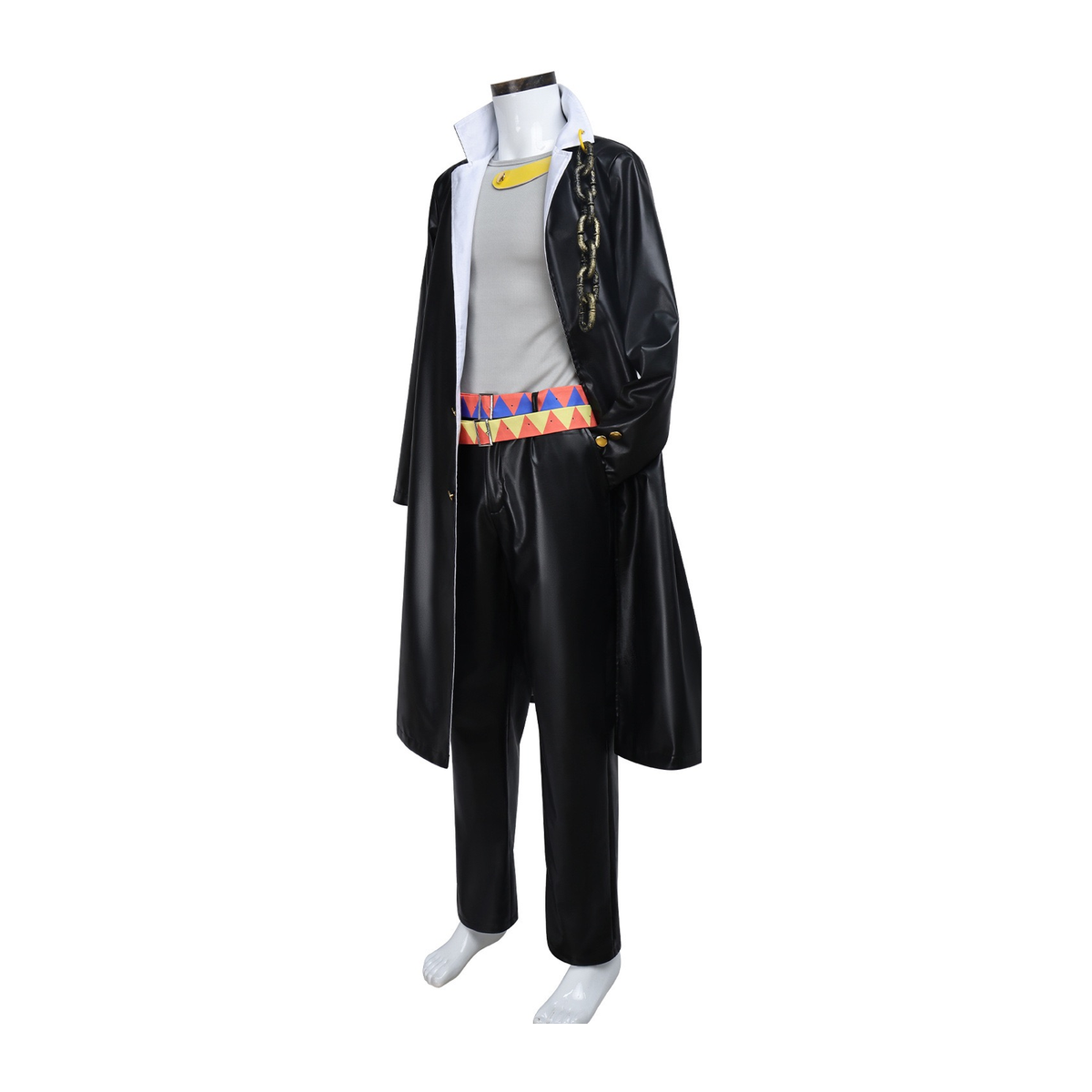 Jotaro Kujo cosplay set - full outfit on mannequin, front view