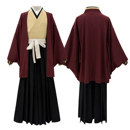Yoriichi: Burgundy robe set — costume clothing, view 2