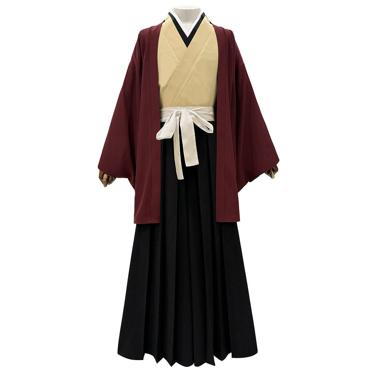 Yoriichi: Burgundy robe set — costume clothing, view 3