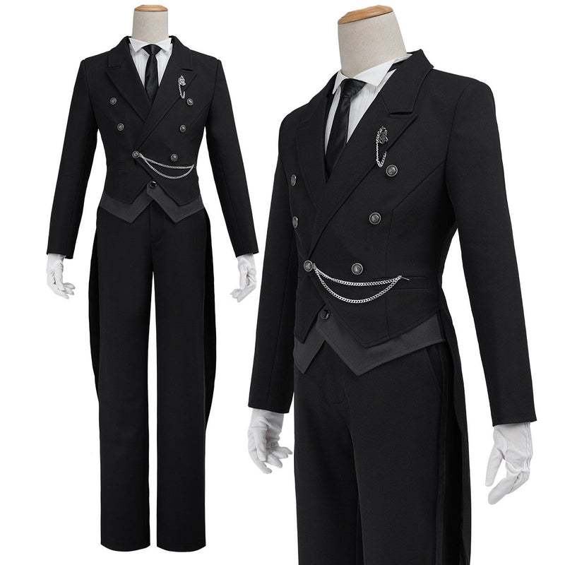 Sebastian: Black tailcoat set — costume clothing, view 1