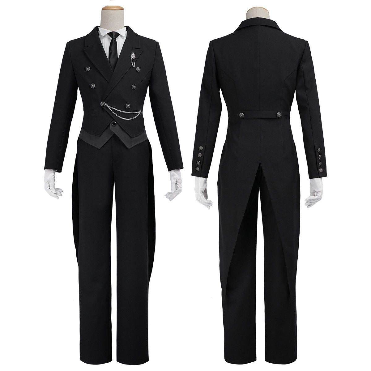 Sebastian: Black tailcoat set — costume clothing, view 2