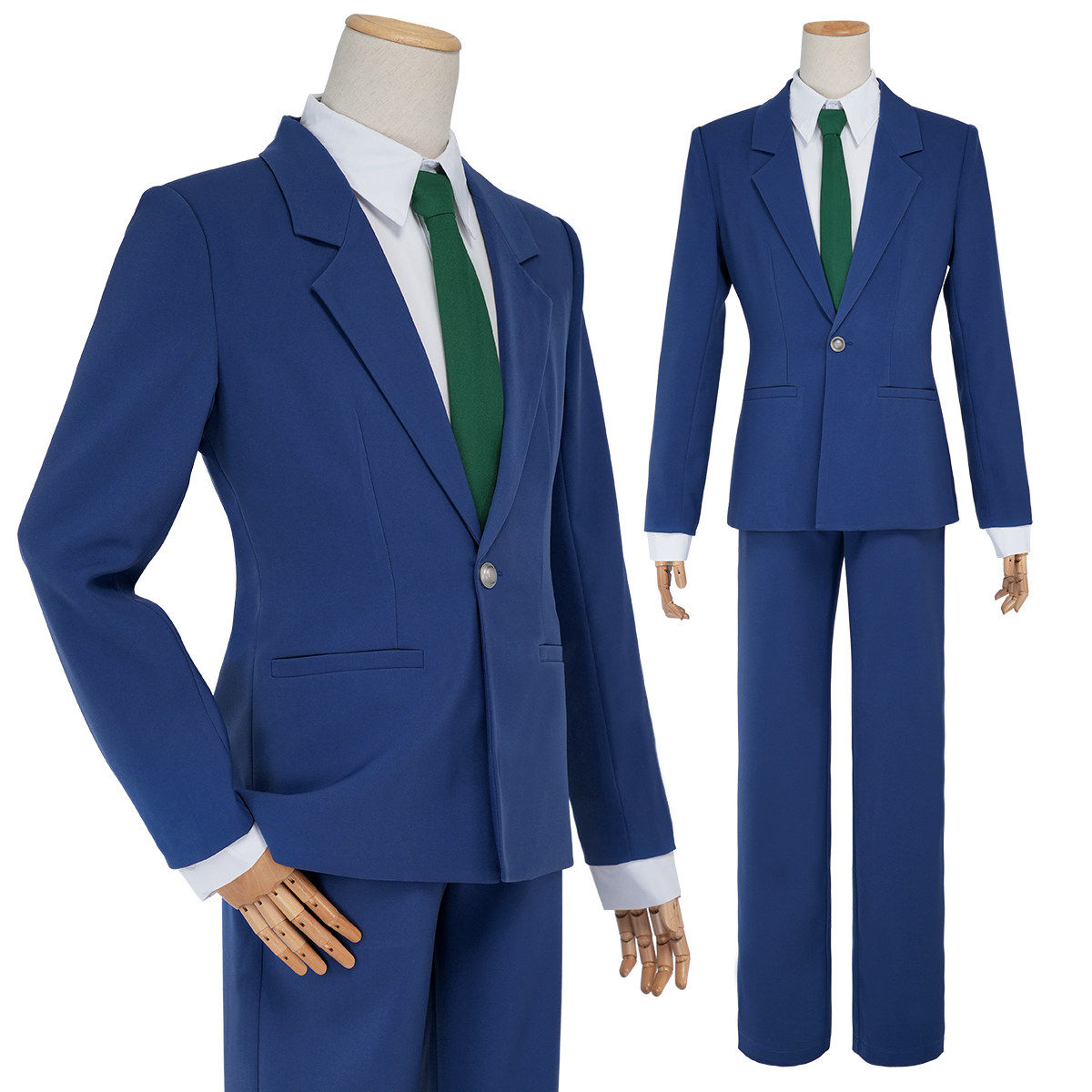Shinichi: Blue uniform set — costume clothing, view 1