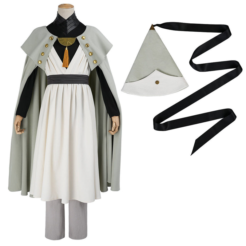 Qifrey: White cloak set — costume clothing, view 1