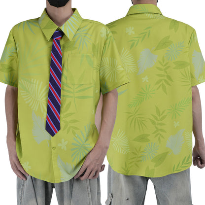 Nick: Green shirt & tie — costume clothing, view 1