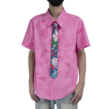 Nick: Pink shirt & tie — costume clothing, view 2