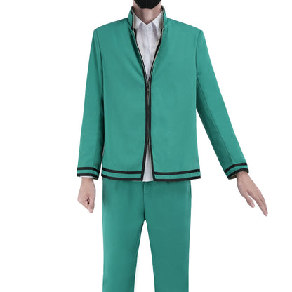 Saiki: Green uniform set — costume clothing, view 1