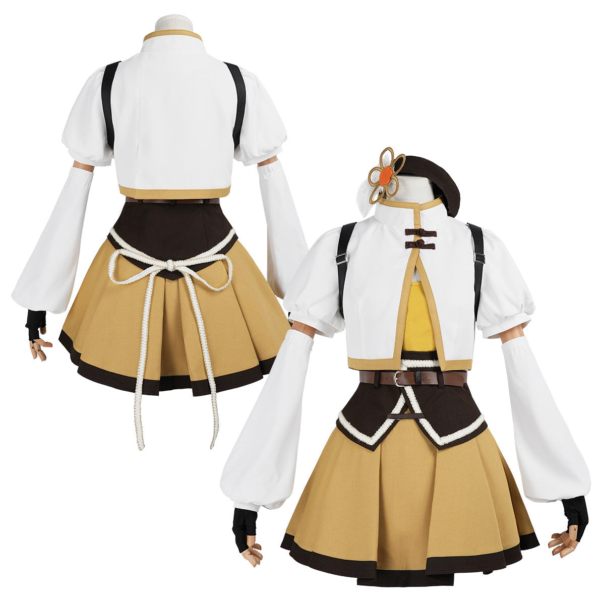 Mami: Ochre stage set — costume clothing, view 1