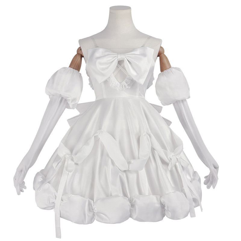 Sua: White ribbon dress — costume clothing, view 1
