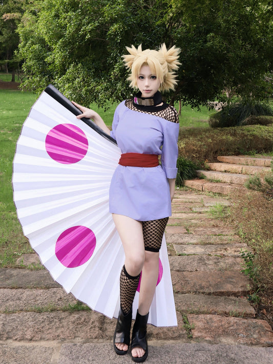 Lilac tunic dress kunoichi cosplay set - photo 1