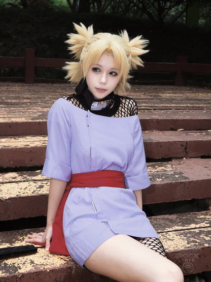Lilac tunic dress kunoichi cosplay set - photo 6