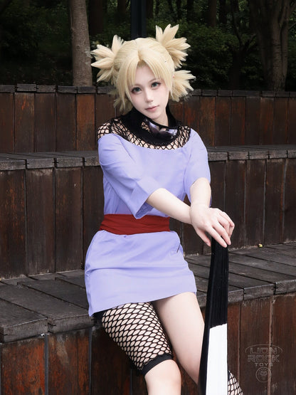 Lilac tunic dress kunoichi cosplay set - photo 7
