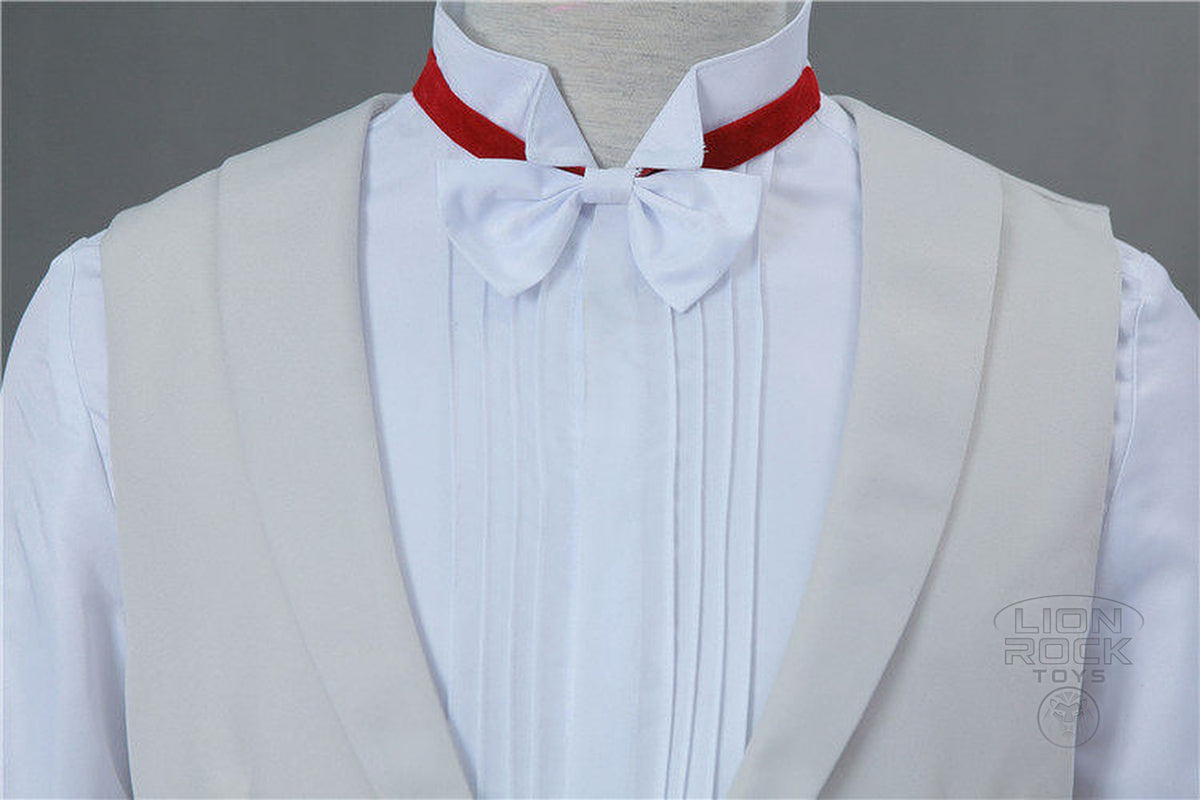 Vest and bow tie close-up