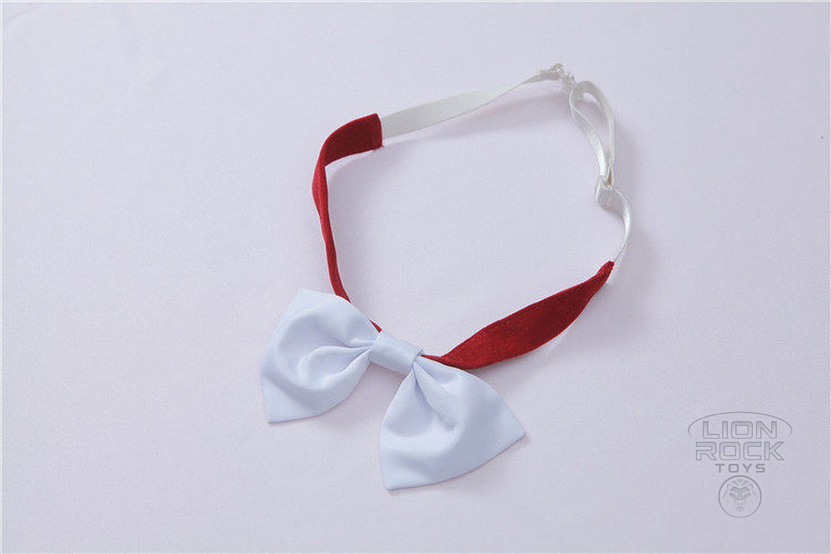 Bow tie on red neck band