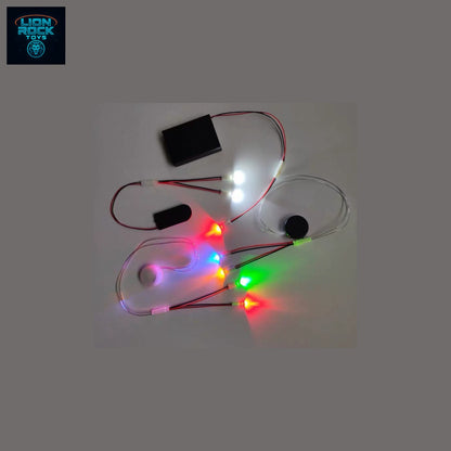 Multi-Lens Light-Up Cyber Visor — Glowing Optics Cosplay Headpiece, LED Eye Rig