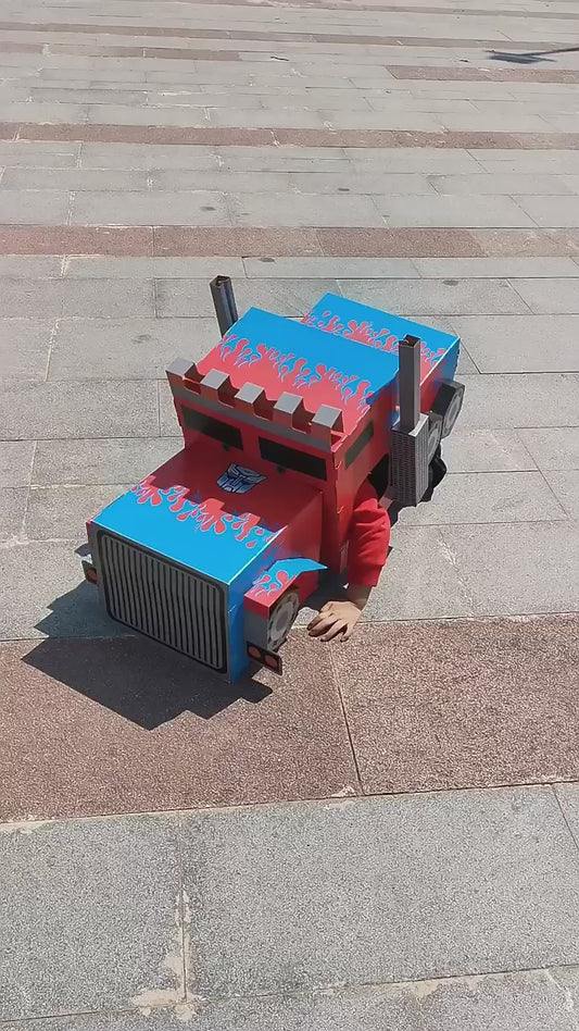 DIY Transforming Robot Costume for Kids