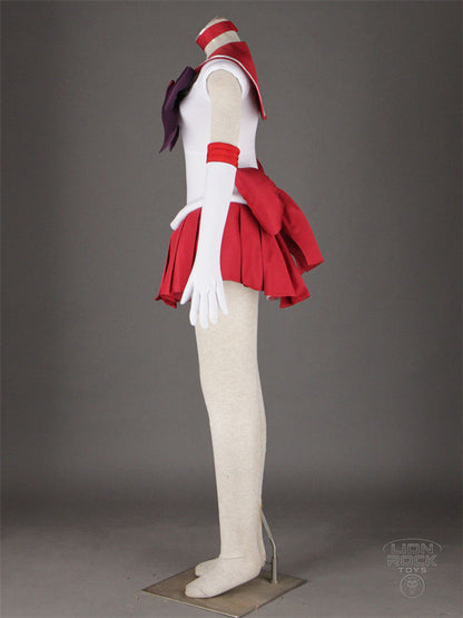 Red sailor warrior cosplay costume - photo 3