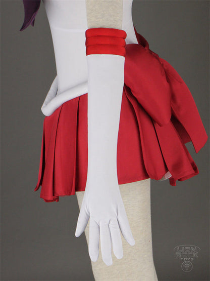 Red sailor warrior cosplay costume - photo 7