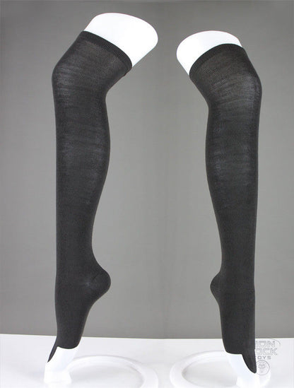 Black over-knee stockings