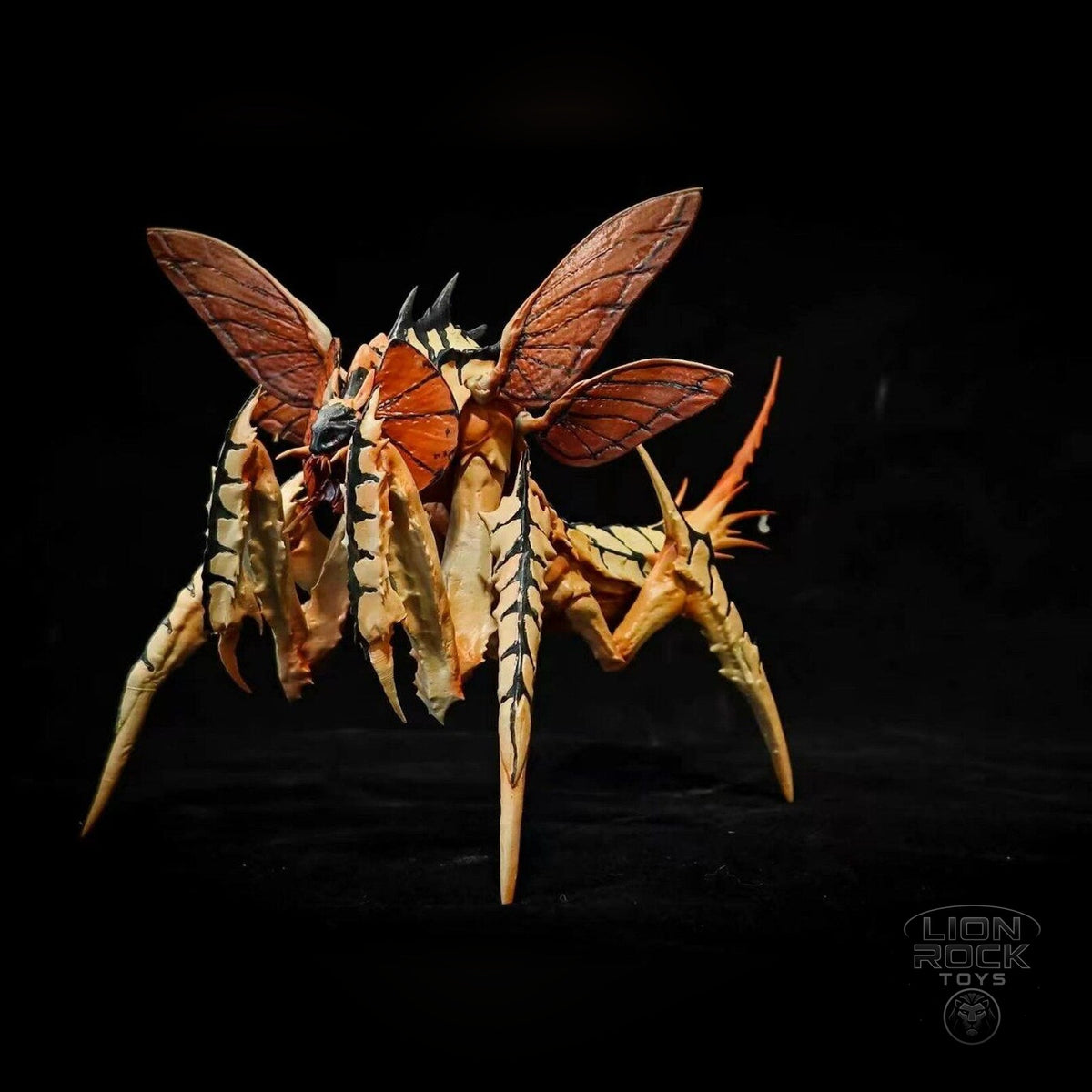 Helldivers 2 Stalker resin figure, three-quarter view