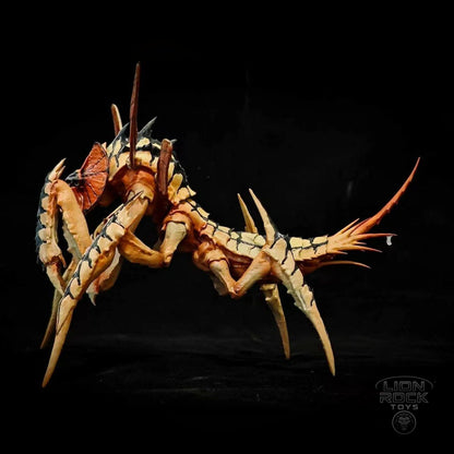 Stalker figure side view showing spined tail
