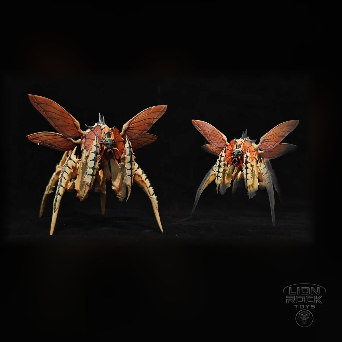 Stalker figure front and rear views