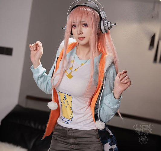 Super Sonico casual outfit cosplay set - photo 1